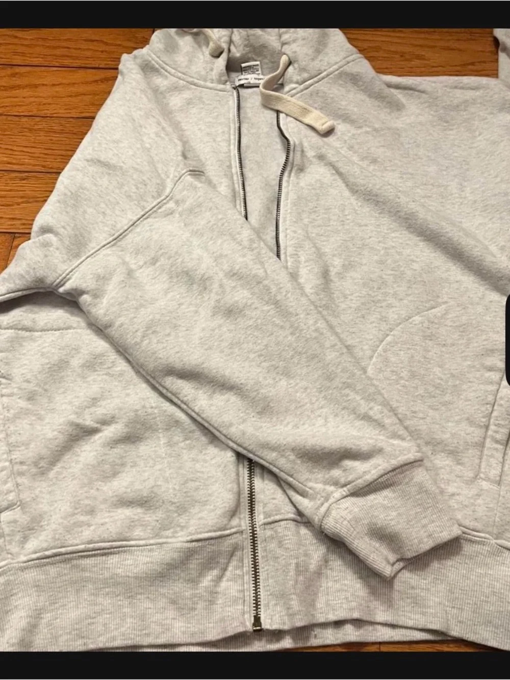 Better Together Men's Light Gray Zip-Up Sweater Hoodie